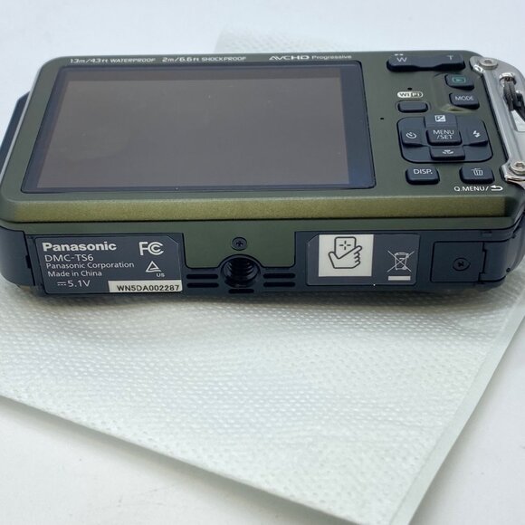 Panasonic Lumix DMC-TS6 Waterproof Digital Camera Camouflage w/ Box Accessories - Picture 10 of 13